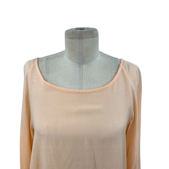 Sundress Indiana Dress Tunic Beach‎ Tasseled Beaded Peach Neon Pink Size XS - Picture 4 of 13